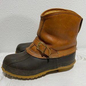 LL BEAN MAINE DUCK BOOTS WOMEN 8 Sherpa Lined USA